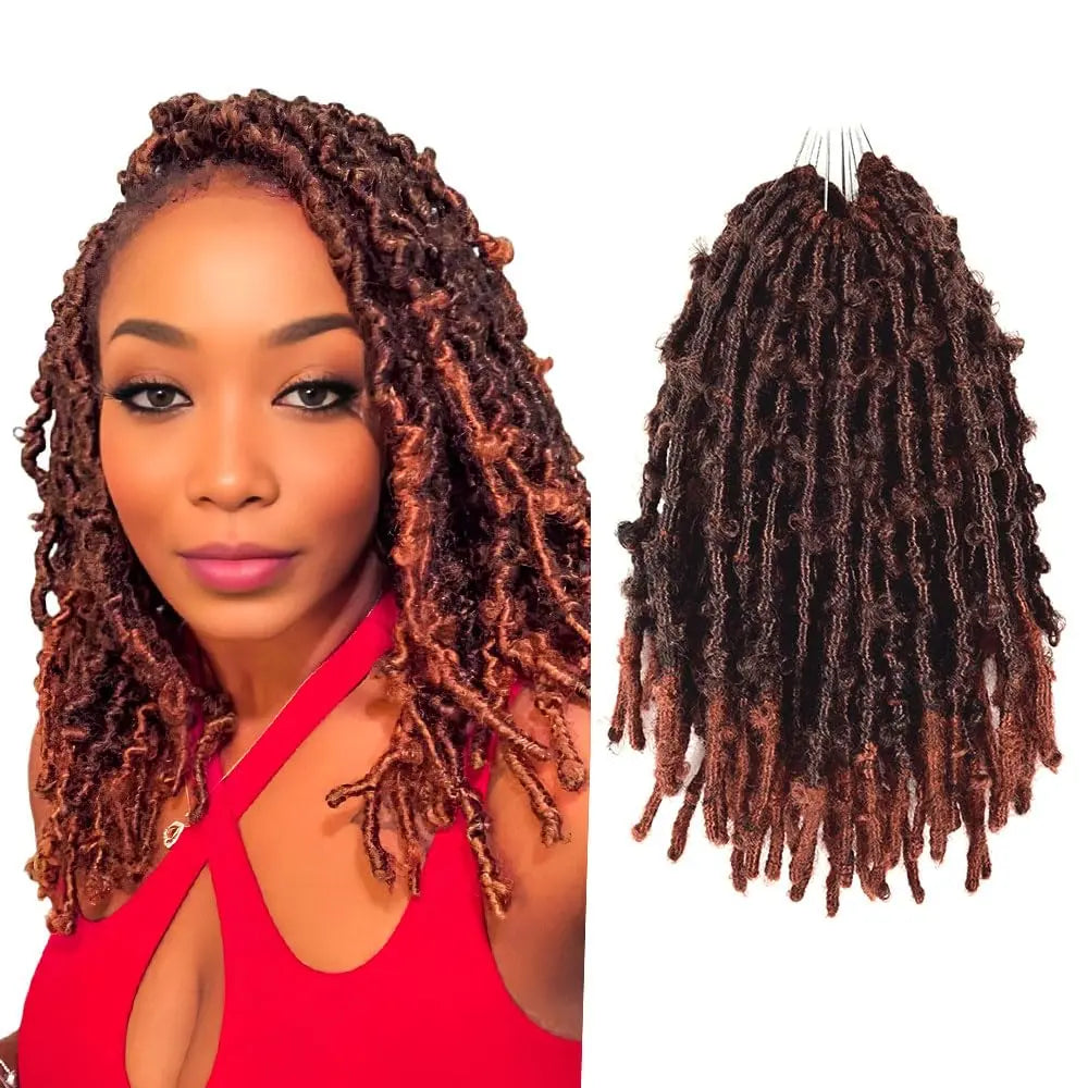 Toyotress Distressed Butterfly Locs Pre-twisted Distressed Synthetic Crochet Hair